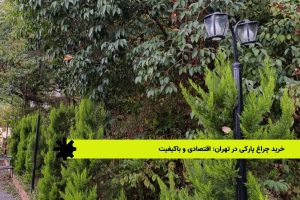 خرید چراغ پارکی در تهران: اقتصادی و باکیفیت