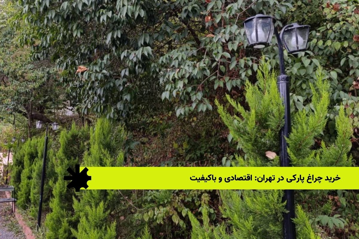 خرید چراغ پارکی در تهران: اقتصادی و باکیفیت