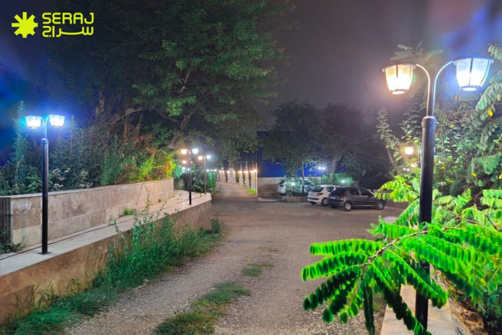 چراغ سرلوله چیست و چه کاربردی در نورپردازی فضای باز دارد؟